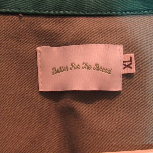 Butter For The Bread Camp Shirt Olive Green Streetwear Hip-Hop Fashion RARE! - Picture 10 of 10